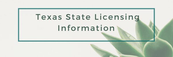 Texas State Massage Licensing