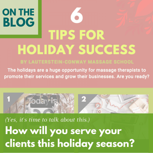 Tips to Help Your Massage Business Have a Successful Holiday Season